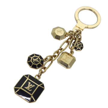 LOUIS VUITTON Porte Cles Cabochon Key Holder Gold M66001 LV Auth ac3106