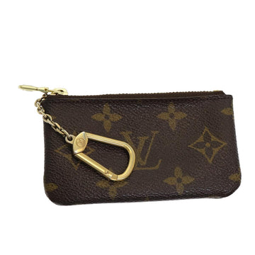 LOUIS VUITTON Monogram Pochette Cles Coin Purse M62650 LV Auth ac3119