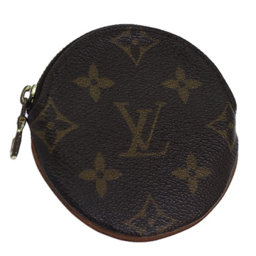 LOUIS VUITTON Monogram Porte Monnaie Rond Coin Purse M61926 LV Auth ac3223