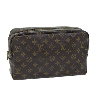 LOUIS VUITTON Monogram Trousse Toilette 28 Clutch Bag M47522 LV Auth am6147