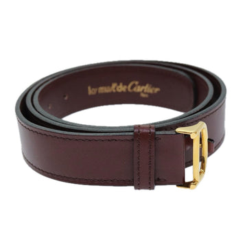 CARTIER Belt Leather 39.8