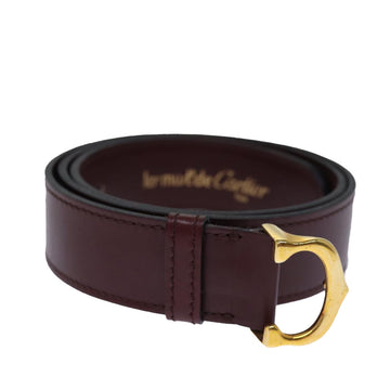 CARTIER Belt Leather 32.7