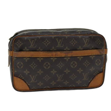 LOUIS VUITTON Monogram Compiegne 28 Clutch Bag M51845 LV Auth am6270