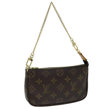 LOUIS VUITTON Monogram Mini Pochette Accessoires Pouch M58009 LV Auth am6312