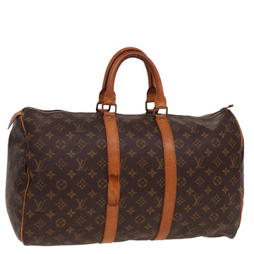 LOUIS VUITTON Monogram Keepall 45 Boston Bag M41428 LV Auth am6352