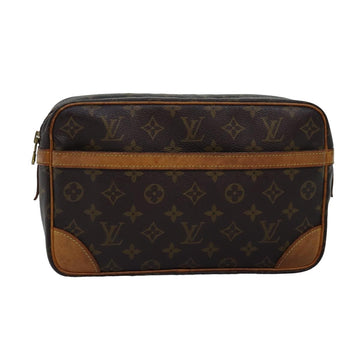 LOUIS VUITTON Monogram Compiegne 28 Clutch Bag M51845 LV Auth am6409