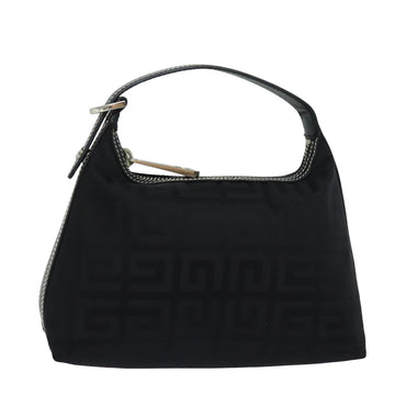 GIVENCHY Hand Bag Nylon Black Auth am6457