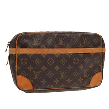 LOUIS VUITTON Monogram Compiegne 28 Clutch Bag M51845 LV Auth am6469