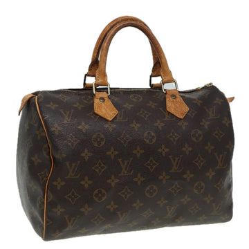 LOUIS VUITTON Monogram Speedy 30 Hand Bag M41526 LV Auth am6481