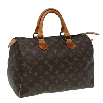 LOUIS VUITTON Monogram Speedy 30 Hand Bag M41526 LV Auth am6482