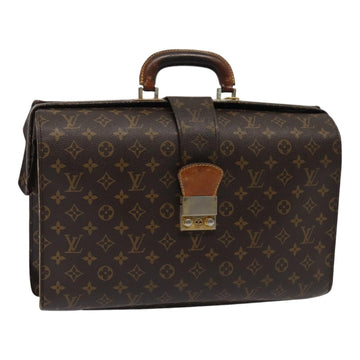 LOUIS VUITTON Monogram Serviette Fermoir Business Bag Vintage M53305 Auth am6571