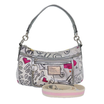 Coach Hand Bag Canvas 2way Multicolor Auth am6634