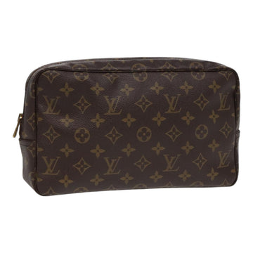 LOUIS VUITTON Monogram Trousse Toilette 28 Clutch Bag M47522 LV Auth am6700