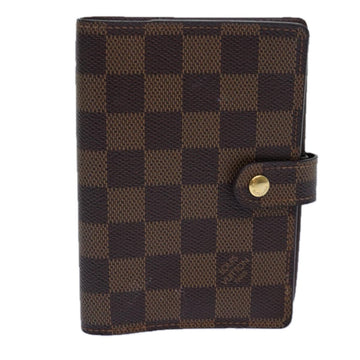 LOUIS VUITTON Damier Ebene Agenda PM Day Planner Cover R20700 LV Auth am6708