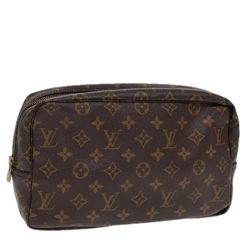 LOUIS VUITTON Monogram Trousse Toilette 28 Clutch Bag M47522 LV Auth am6718