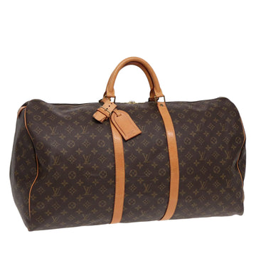 LOUIS VUITTON Monogram Keepall 60 Boston Bag M41422 LV Auth am6775