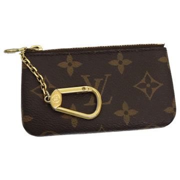 LOUIS VUITTON Monogram Pochette Cles Coin Purse M62650 LV Auth am6785