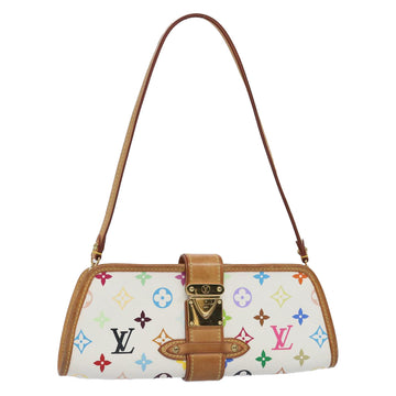 LOUIS VUITTON Multicolor Shirley Shoulder Bag White M40049 LV Auth ar11155B