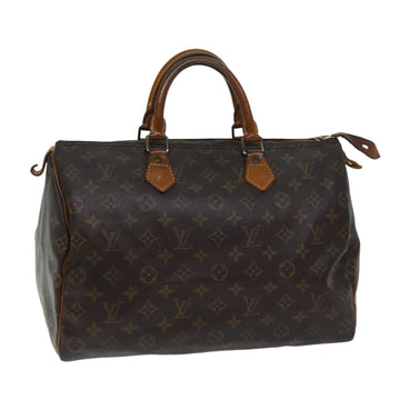 LOUIS VUITTON Monogram Speedy 35 Hand Bag M41524 LV Auth ar11624B