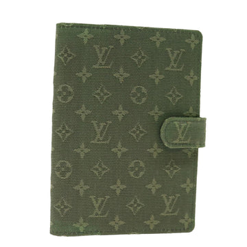 LOUIS VUITTON Mini Agenda PM Day Planner Cover TST Khaki R20911 LV Auth ar11682