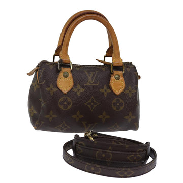 LOUIS VUITTON Monogram Mini Speedy Hand Bag Vintage 2way M41534 LV Auth ar11793B