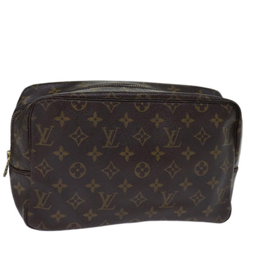 LOUIS VUITTON Monogram Trousse Toilette 28 Clutch Bag M47522 LV Auth ar11833