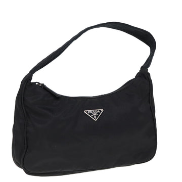 PRADA Hand Bag Nylon Black Auth ar11967