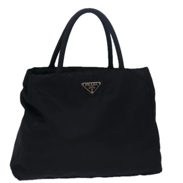 PRADA Hand Bag Nylon Black Auth ar11983