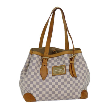 LOUIS VUITTON Damier Azur Hampstead MM Tote Bag N51206 LV Auth ar12024