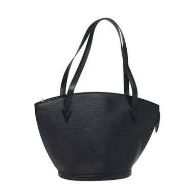 LOUIS VUITTON Epi Saint Jacques Shopping Shoulder Bag Black M52272 Auth ar12051