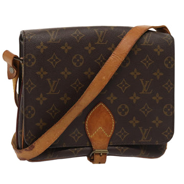 LOUIS VUITTON Monogram Cartouchiere GM Shoulder Bag M51252 LV Auth ar12056