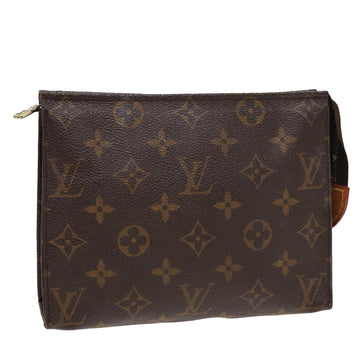 LOUIS VUITTON Monogram Poche Toilette 19 Pouch M47544 LV Auth ar12065