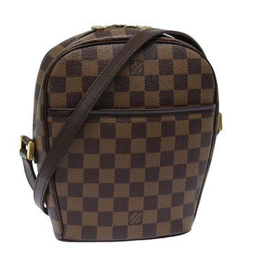 LOUIS VUITTON Damier Ebene Ipanema PM Shoulder Bag N51294 LV Auth ar12093