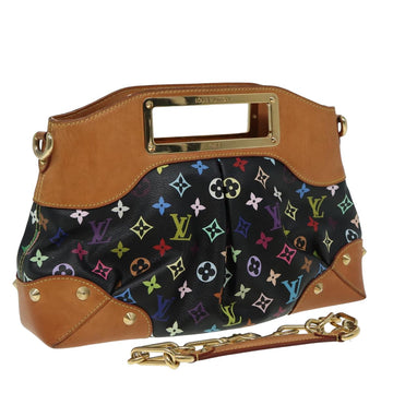 LOUIS VUITTON Monogram Multicolor Judy MM Hand Bag 2Way M40256 LV Auth ar12145