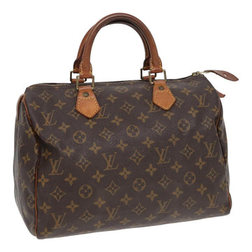 LOUIS VUITTON Monogram Speedy 30 Hand Bag M41526 LV Auth ar12191