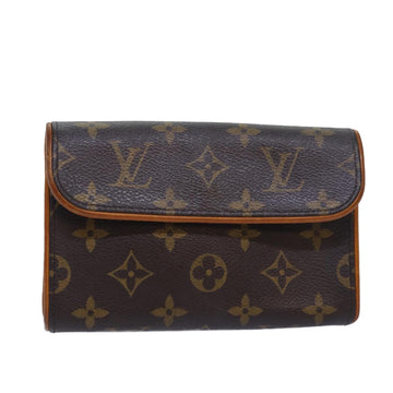 LOUIS VUITTON Monogram Pochette Florentine Waist bag M51855 LV Auth ar12247