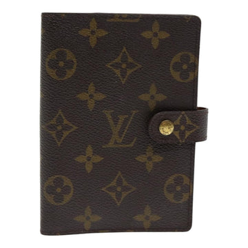 LOUIS VUITTON Monogram Agenda PM Day Planner Cover R20005 LV Auth ar12252