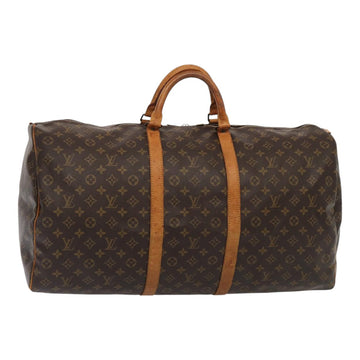 LOUIS VUITTON Monogram Keepall 60 Boston Bag M41422 LV Auth ar12308