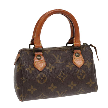 LOUIS VUITTON Monogram Mini Speedy Hand Bag Vintage M41534 LV Auth ar12326