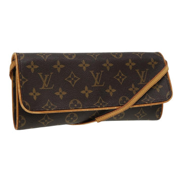 LOUIS VUITTON Monogram Pochette Twin GM Shoulder Bag M51852 LV Auth ar12347