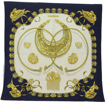 HERMES Carre 90 Scarf Silk 