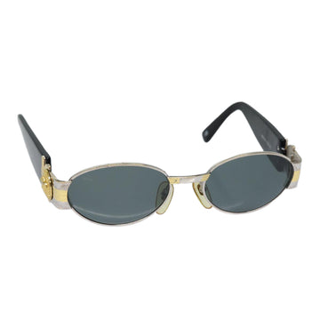 GIANNI VERSACE Sunglasses metal Black Auth ar12440