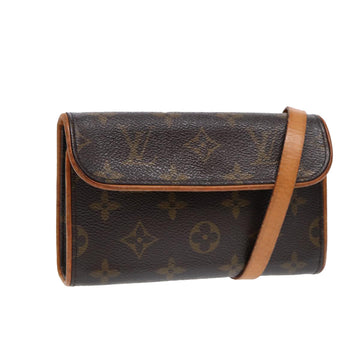 LOUIS VUITTON Monogram Pochette Florentine Waist bag M51855 LV Auth ar12499