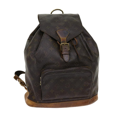 LOUIS VUITTON Monogram Montsouris GM Backpack M51135 LV Auth bs10838