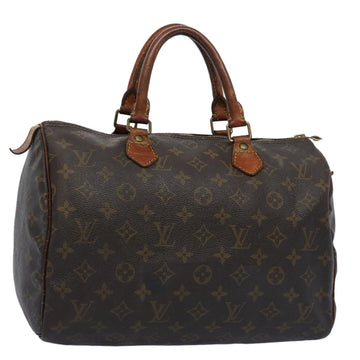 LOUIS VUITTON Monogram Speedy 30 Hand Bag M41526 LV Auth bs11064