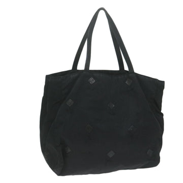 PRADA Tote Bag Nylon Black Auth bs11551