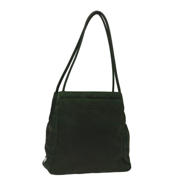 PRADA Shoulder Bag Nylon Khaki Auth bs13401