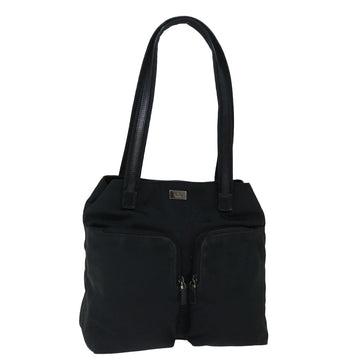 GUCCI Shoulder Bag Nylon Black 002 1076 3754 Auth bs13439