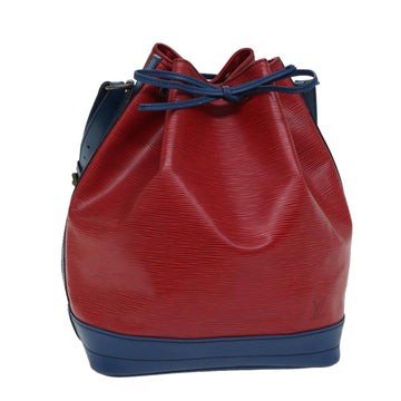 LOUIS VUITTON Epi Noe Shoulder Bag Bicolor Red Blue M44084 LV Auth bs13511