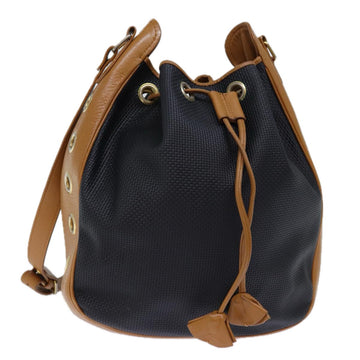 SAINT LAURENT Shoulder Bag PVC Black Auth bs13877